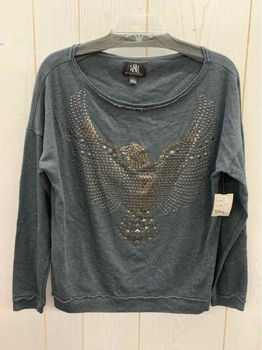 Rock & Republic Gray Womens Size M Shirt