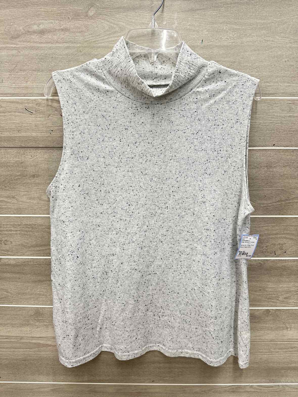 Croft & Barrow Size XL Gray Womens Shirt
