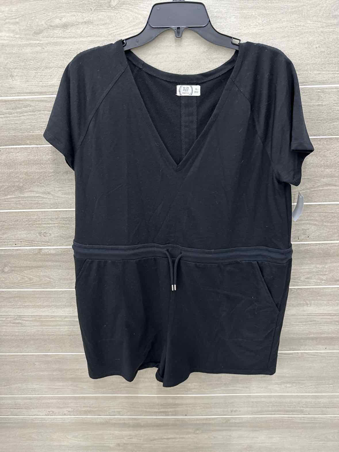 Maurices Black Womens Women Size 12/14 Romper