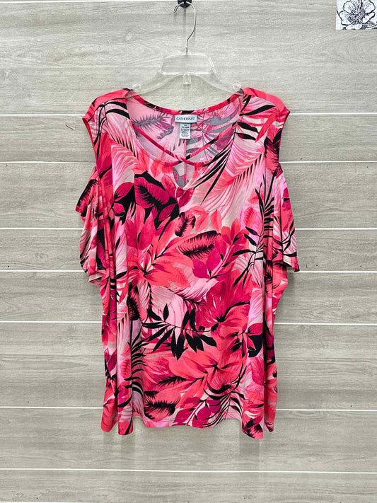 Catherines Pink Womens Women Size 26/28W Shirt