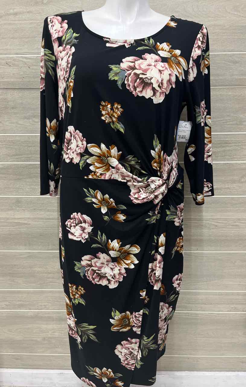 Fortune + Ivy Size 18/20 Black Plus Dress