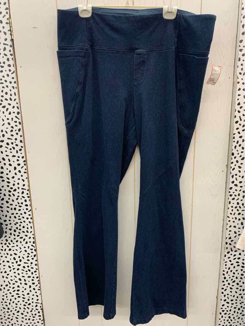 Woman With Control Blue Womens Size XXL/T Jeans