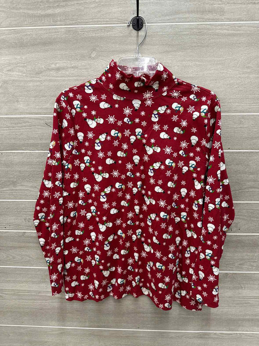 Laura Scott Size XL/P Red Womens Shirt
