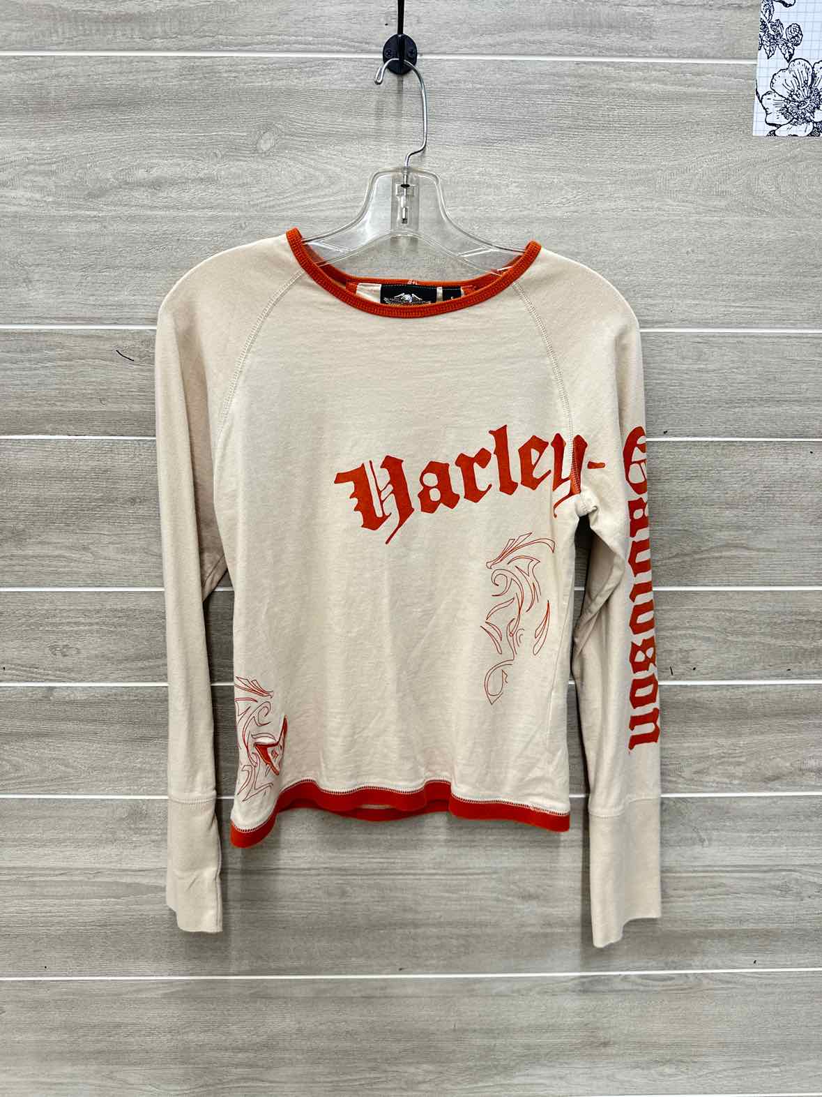 Harley Davidson Size S Tan Womens Shirt
