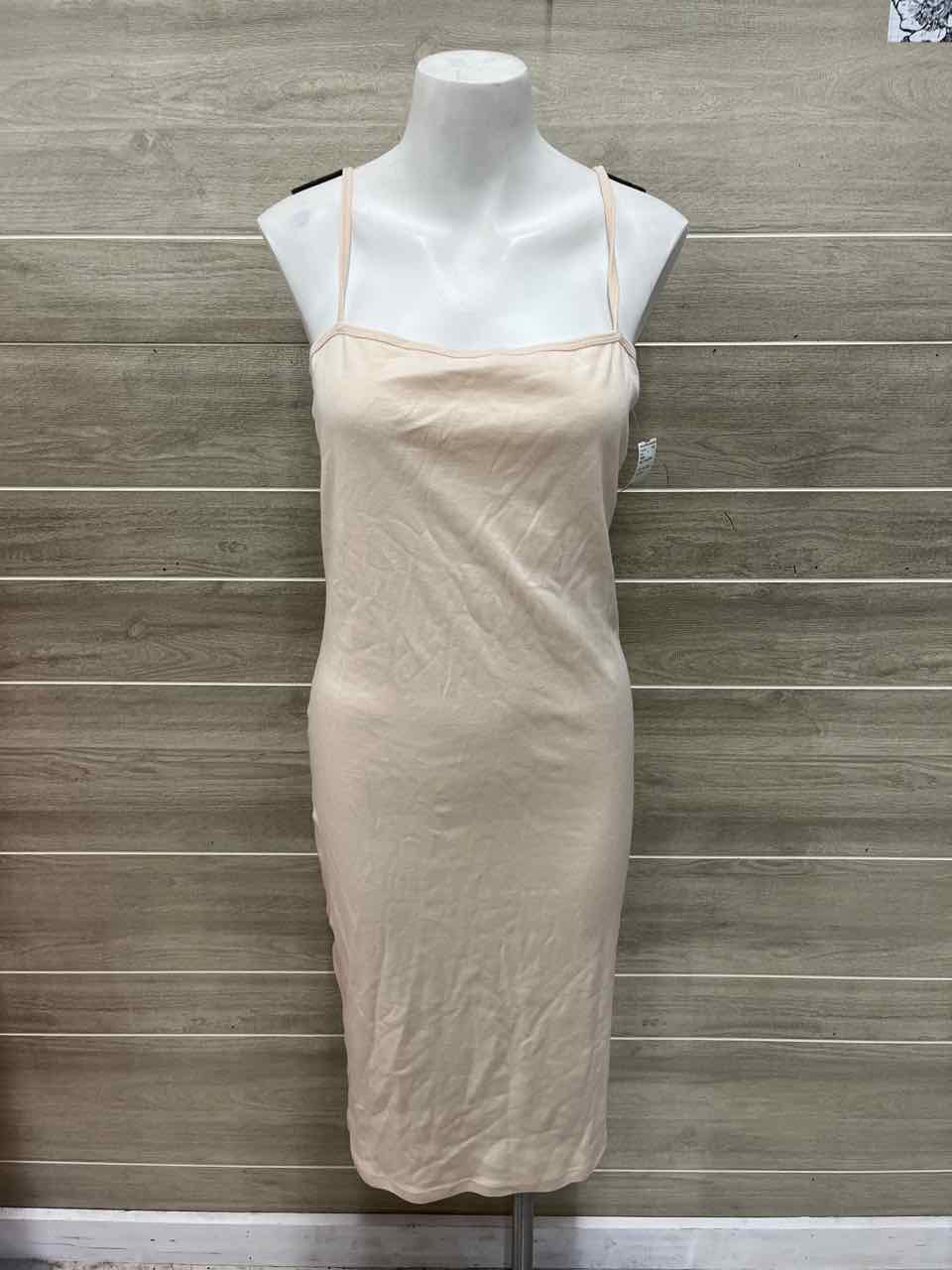 TopShop Size 10 Beige Womens Dress