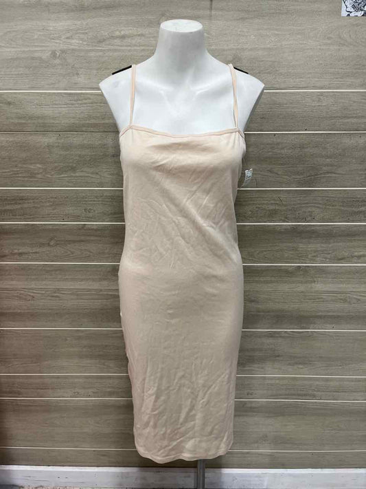 TopShop Size 10 Beige Womens Dress