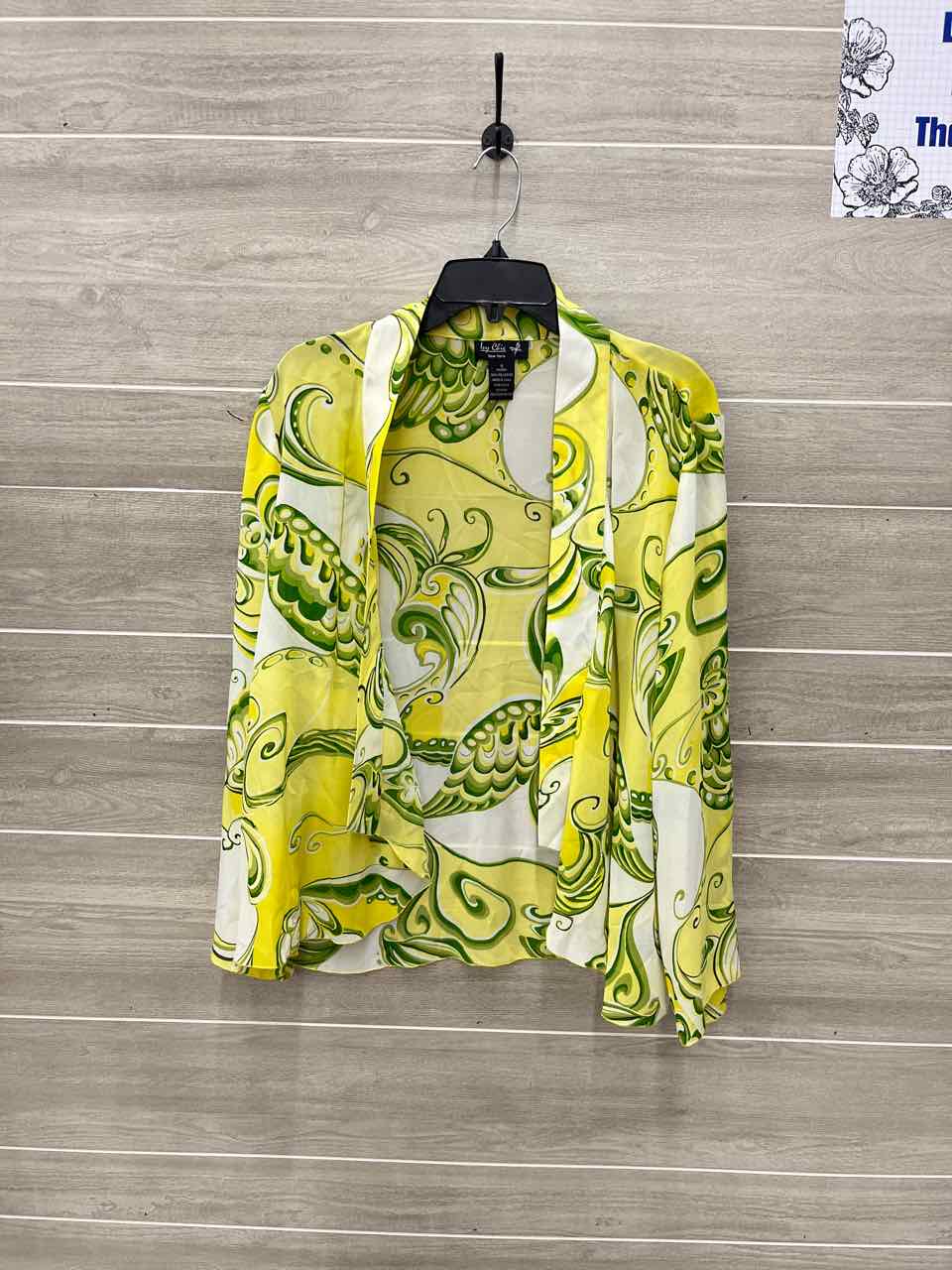 Yellow Womens Women Size 16 Shirt