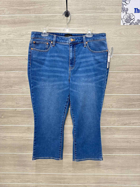 Talbots Blue Womens Women Size 14P Jeans