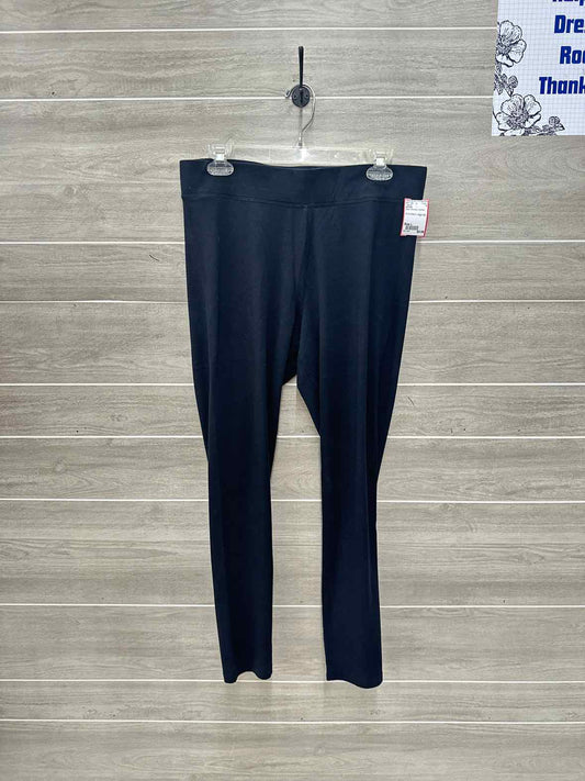 Sonoma Black Womens Women Size L Leggings