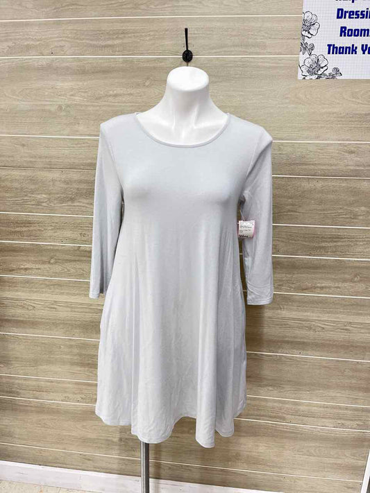 Zenana Premium Size 6 Gray Womens Dress