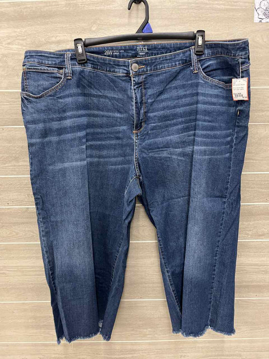 ANA Blue Womens Women Size 26W Jeans
