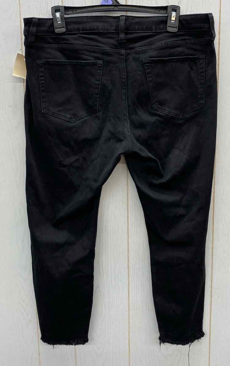 ANA Black Womens Size 12 Jeans