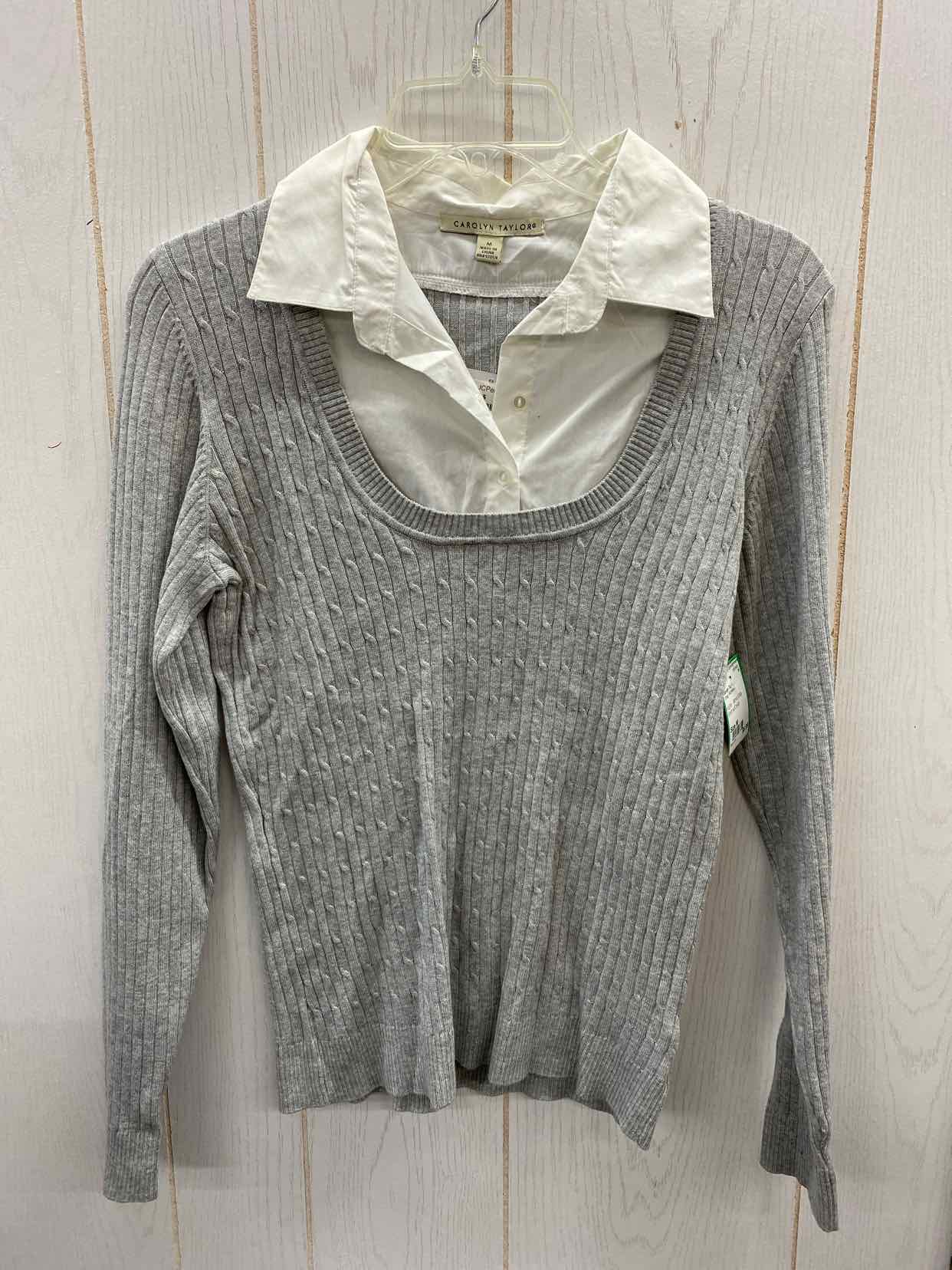 Carolyn Taylor Gray Womens Size M Shirt