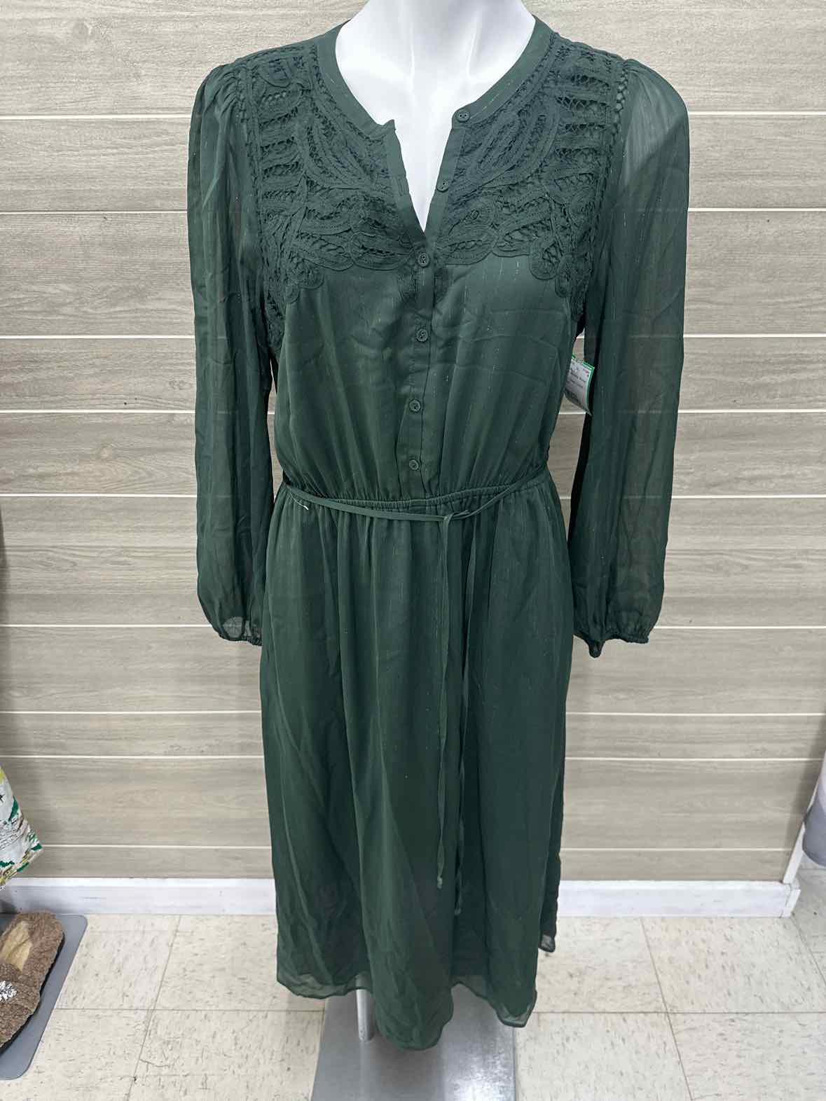 Daniel Rainn Size 8/10 Green Womens Dress