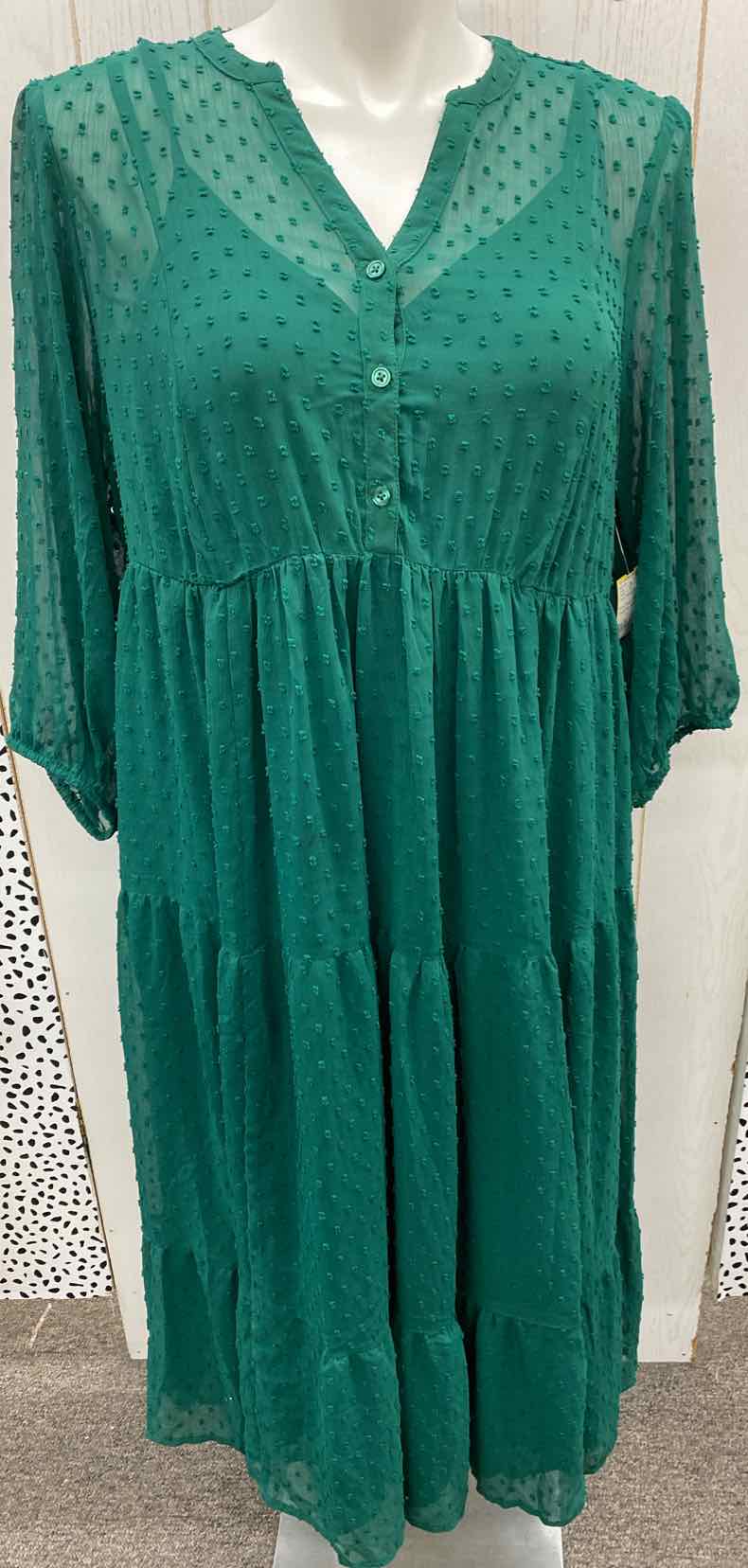 Torrid Green Womens Size 3X Dress