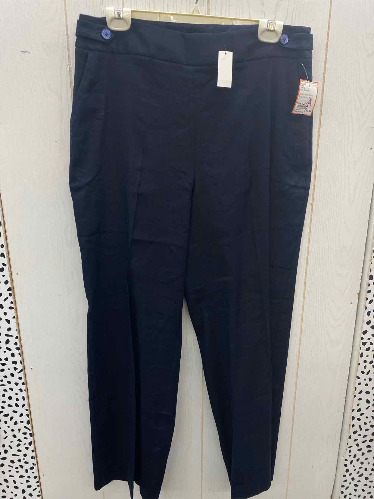 Talbots Navy Womens Size 12P Pants