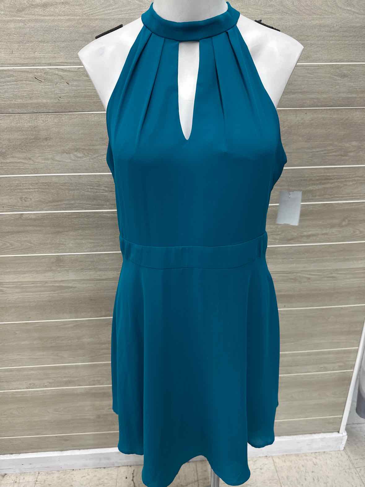 Express Size 10 Teal Womens Dress