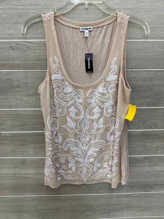 Express Tan Womens Women Size M Tank Top
