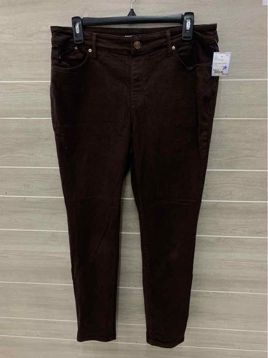 Chico's Brown Womens Size 6 Pants
