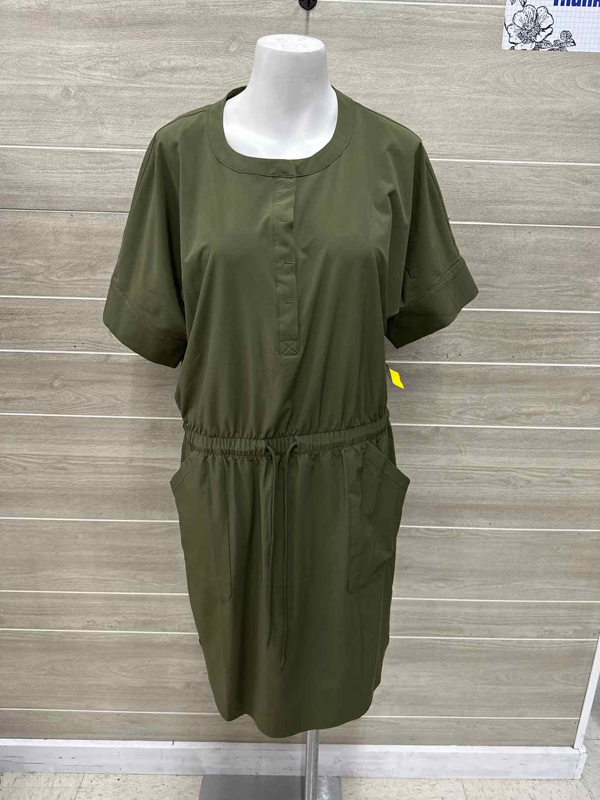Talbots Size 10/12 Olive Womens Dress