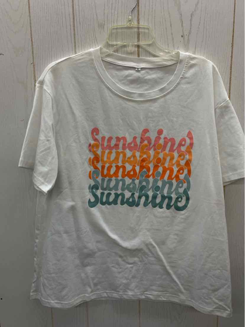 White Womens Size XL Shirt