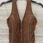 Brown Womens Women Size L Tank Top