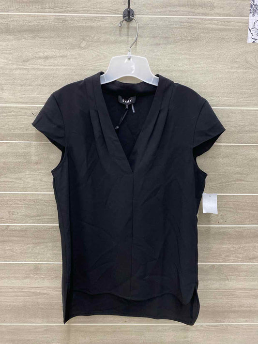 DKNY Black Womens Women Size Small Shirt