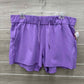 Zyia Size XL Purple Womens Shorts