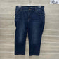 Lee Size 14W Blue Womens Jeans