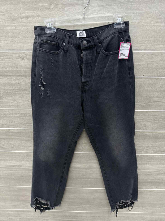 Simple Society Size 6 Black Womens Jeans