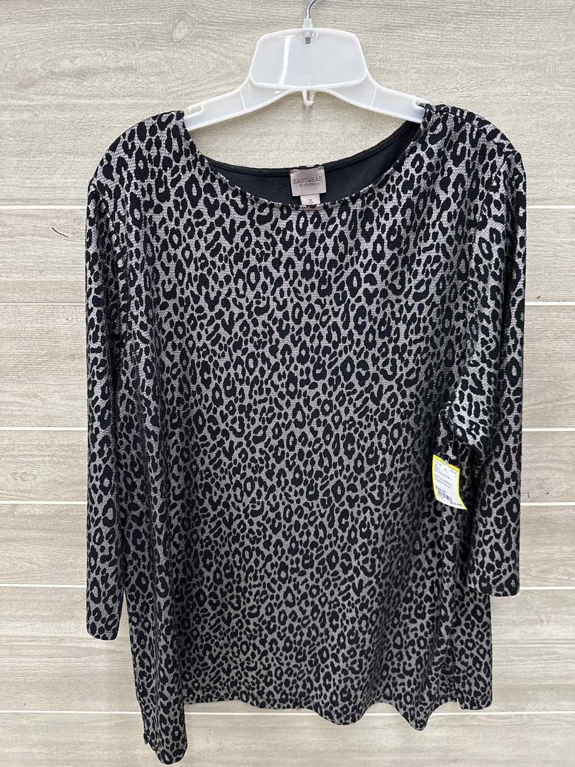 Chico's Size 16 Black Plus Shirt
