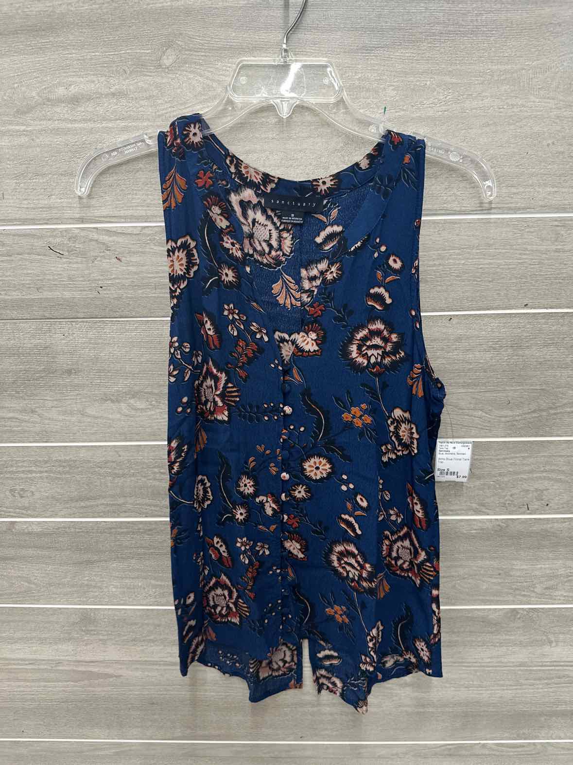 Sanctuary Size S Blue Womens Tank Top