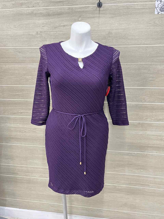 Studio One Purple Womens Women Size 10 Dress