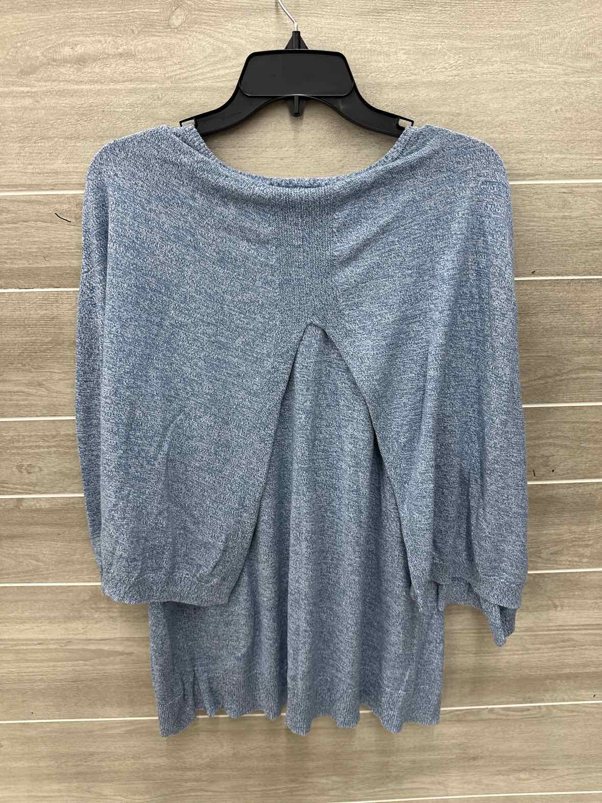 H by Halston Blue Womens Size XL Sweater