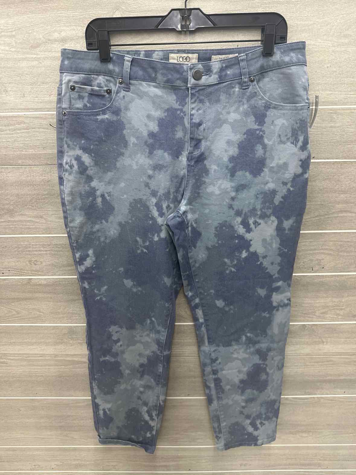 LOGO Size 14P Blue Womens Jeans