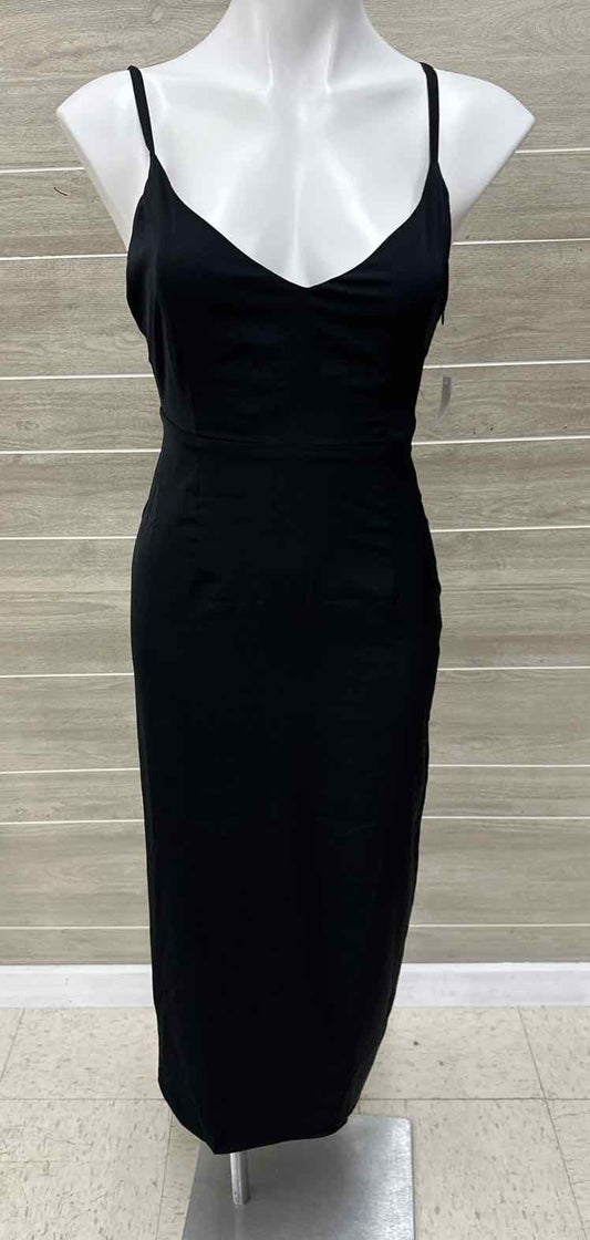 LULU'S Black Womens Size 4/6 Dress