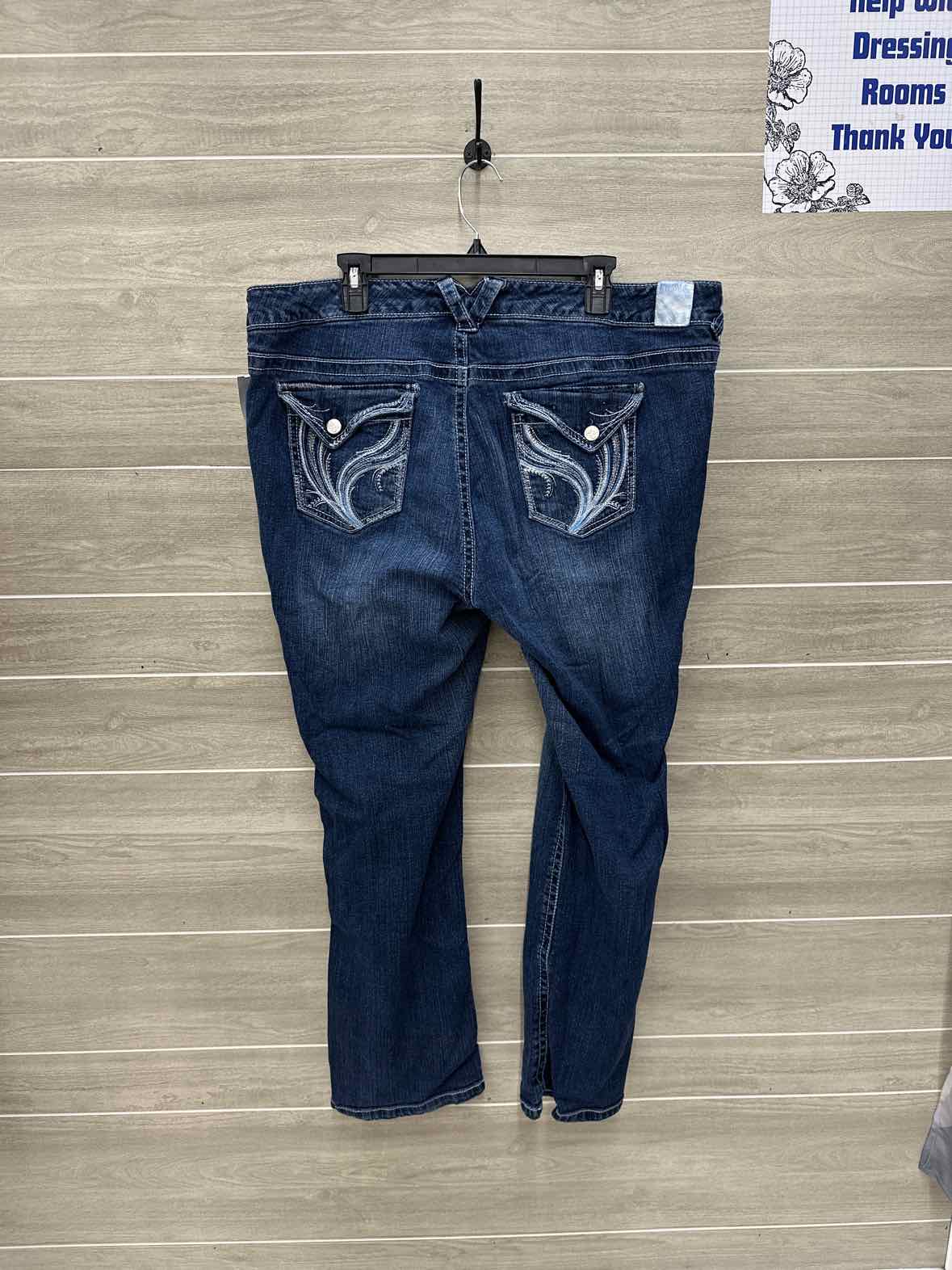Ariya Blue Womens Women Size 20 Jeans
