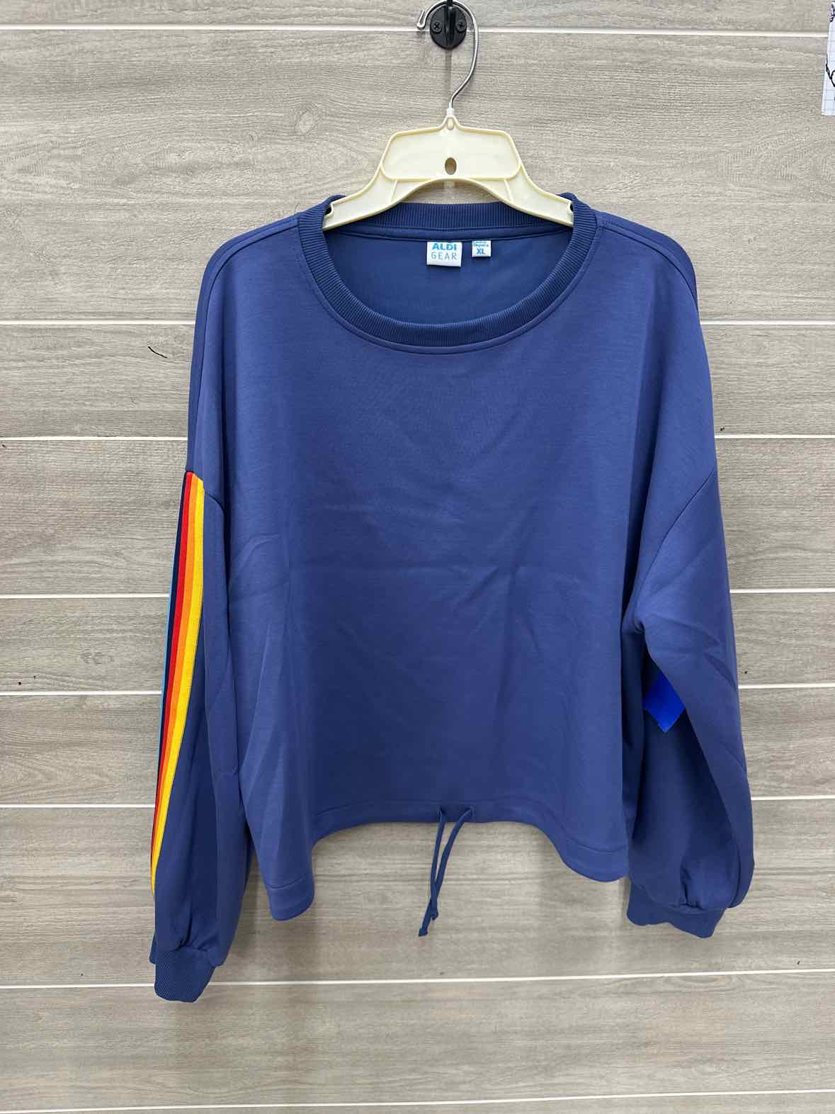 Size XL Blue Womens Sweatshirt