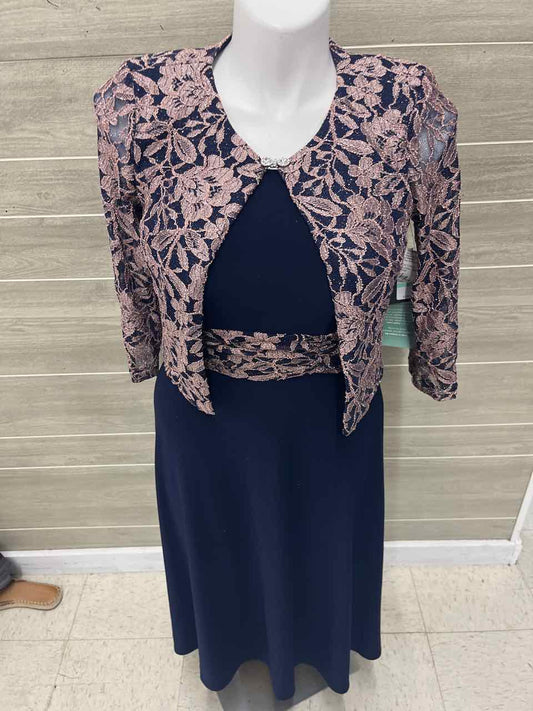 JH Evenings Size 8 Navy Womens Gown/Evening Wear
