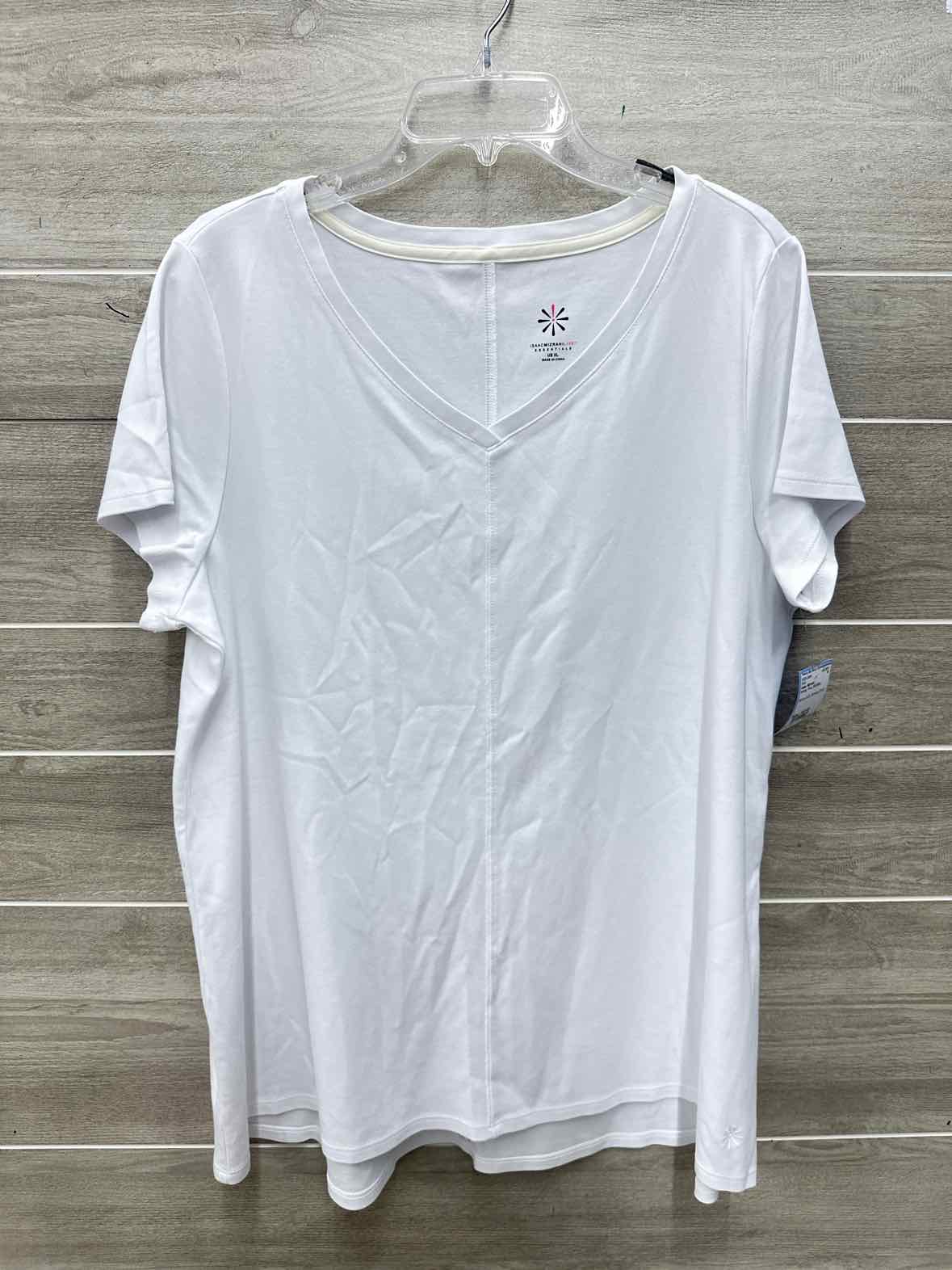 Isaac Mizrahi Size 16/18 White Plus Shirt