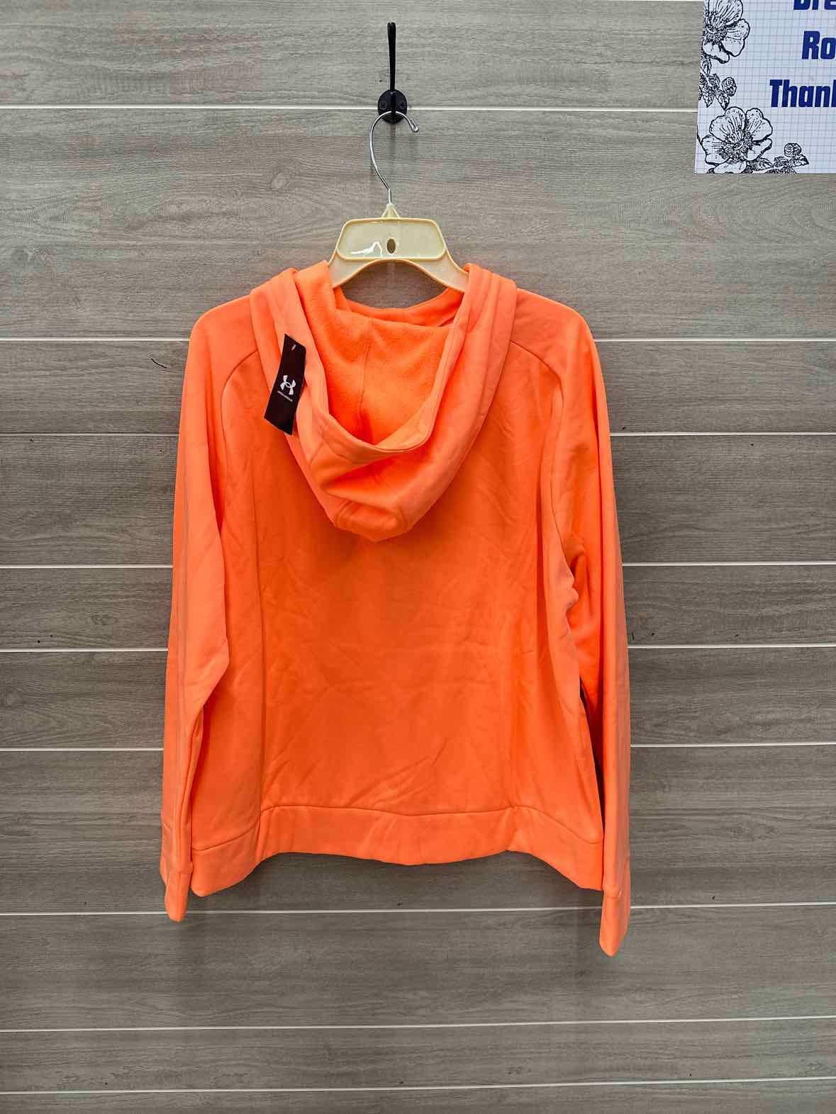 Under Armour Size XL Orange Womens Sweatshirt