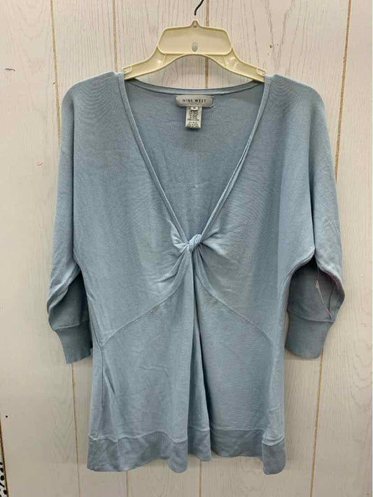 Nine West Blue Womens Size M Shirt