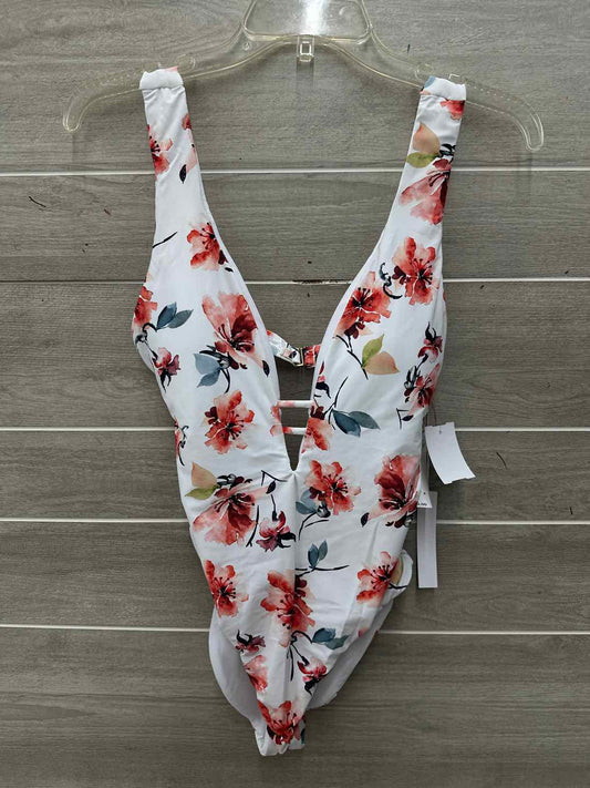 Lucky Size S White Womens Swimsuit