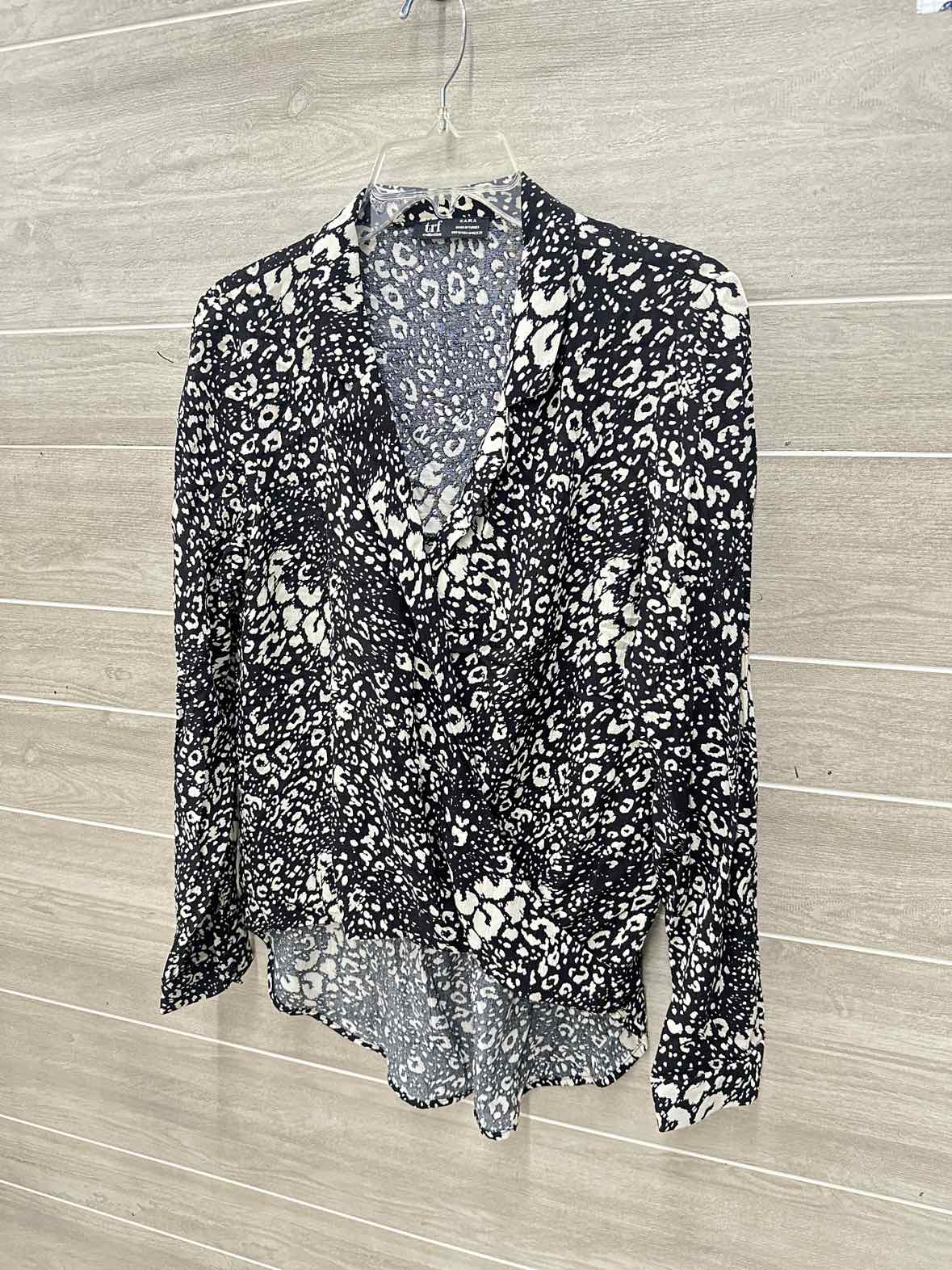 ZARA Size M Black Womens Shirt