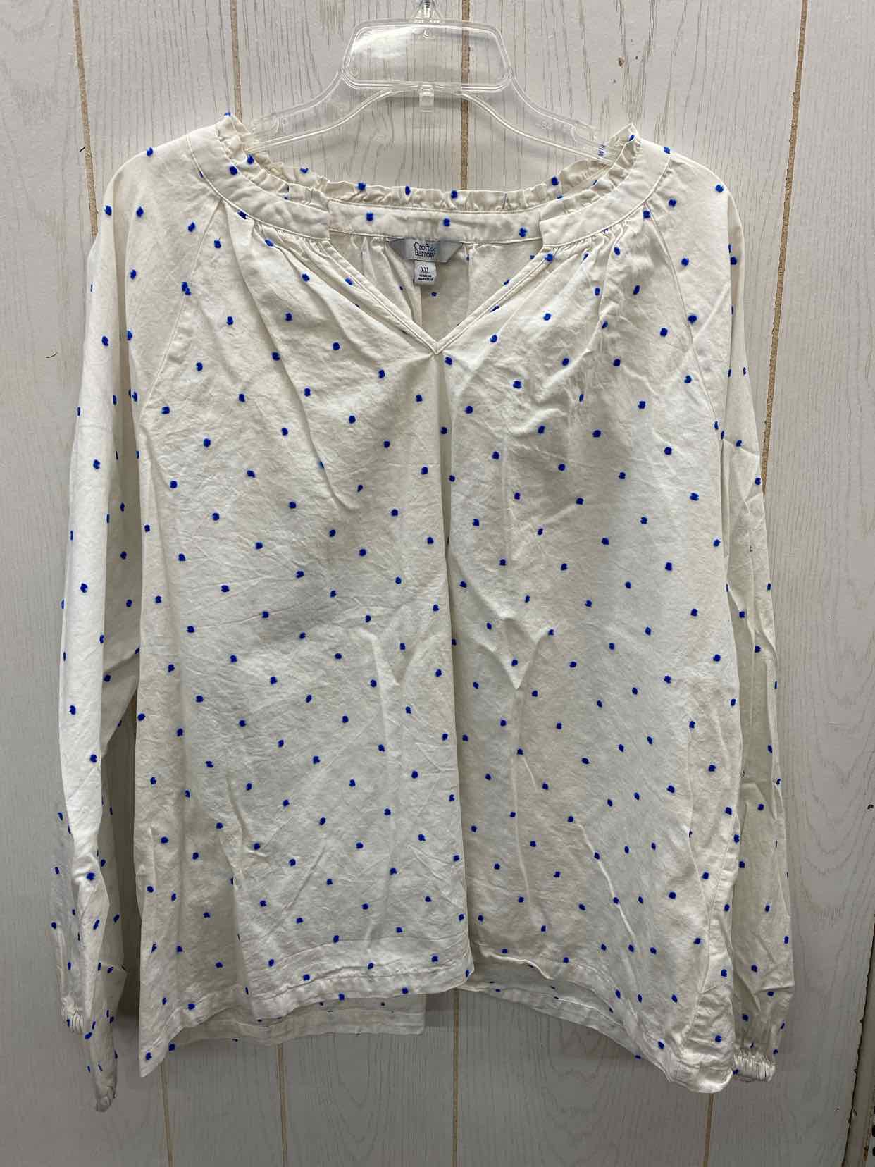 Croft & Barrow White Womens Size XXL Shirt