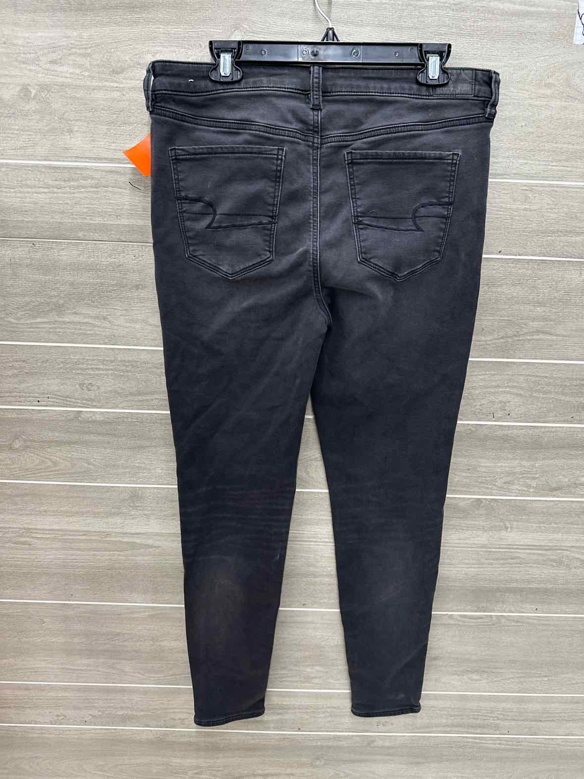 American Eagle Size 14 Long Black Womens Jeans