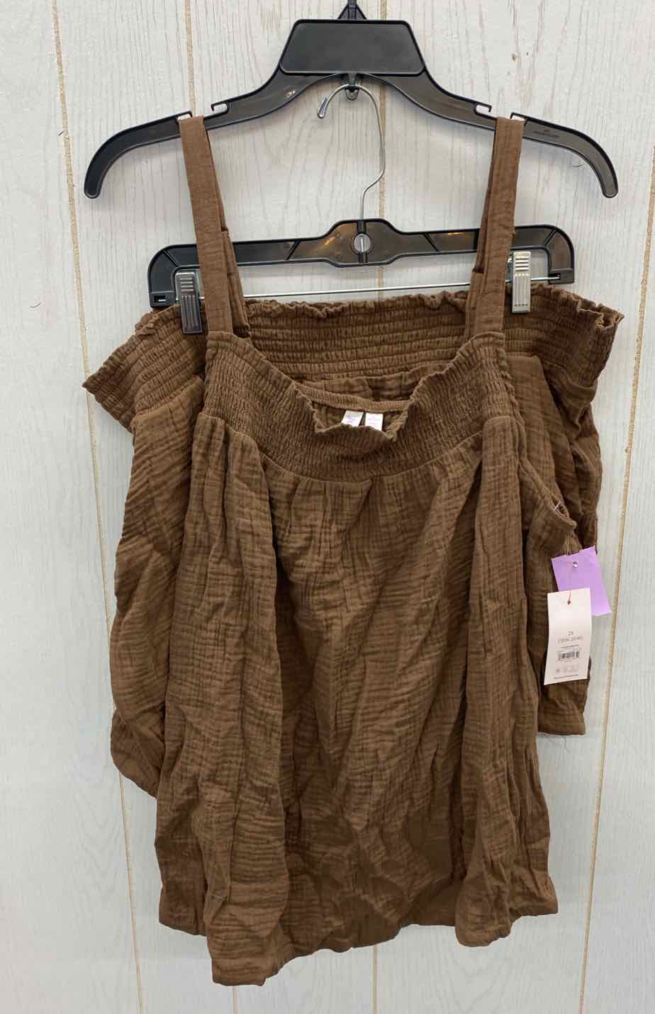 Joyspun Brown Womens Size 18/20 Shorts