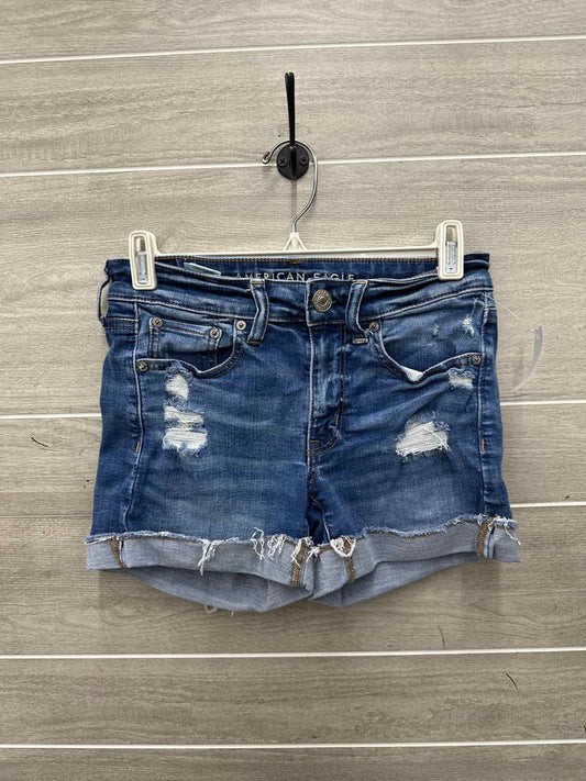 American Eagle Size 2 Blue Womens Shorts