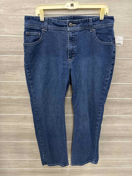 Lee Blue Womens Size 16P Jeans