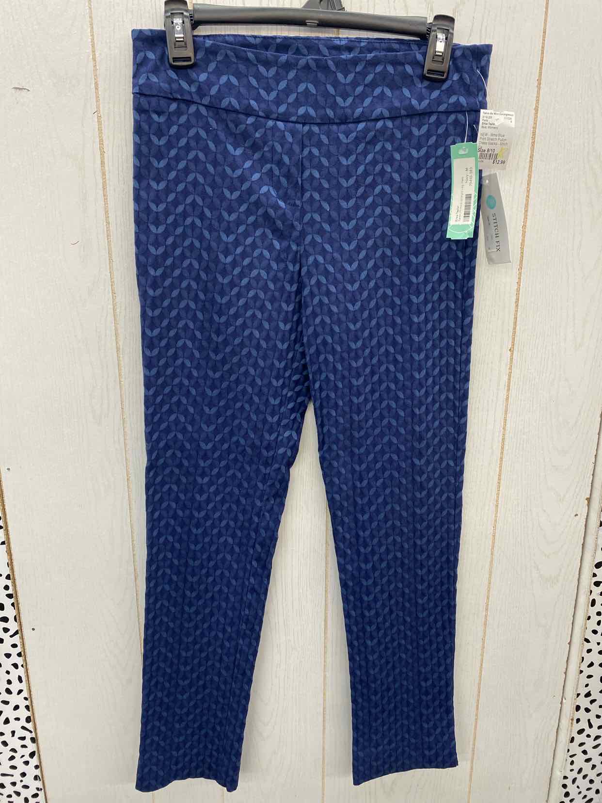 Erica Taylor Blue Womens Size 8/10 Pants